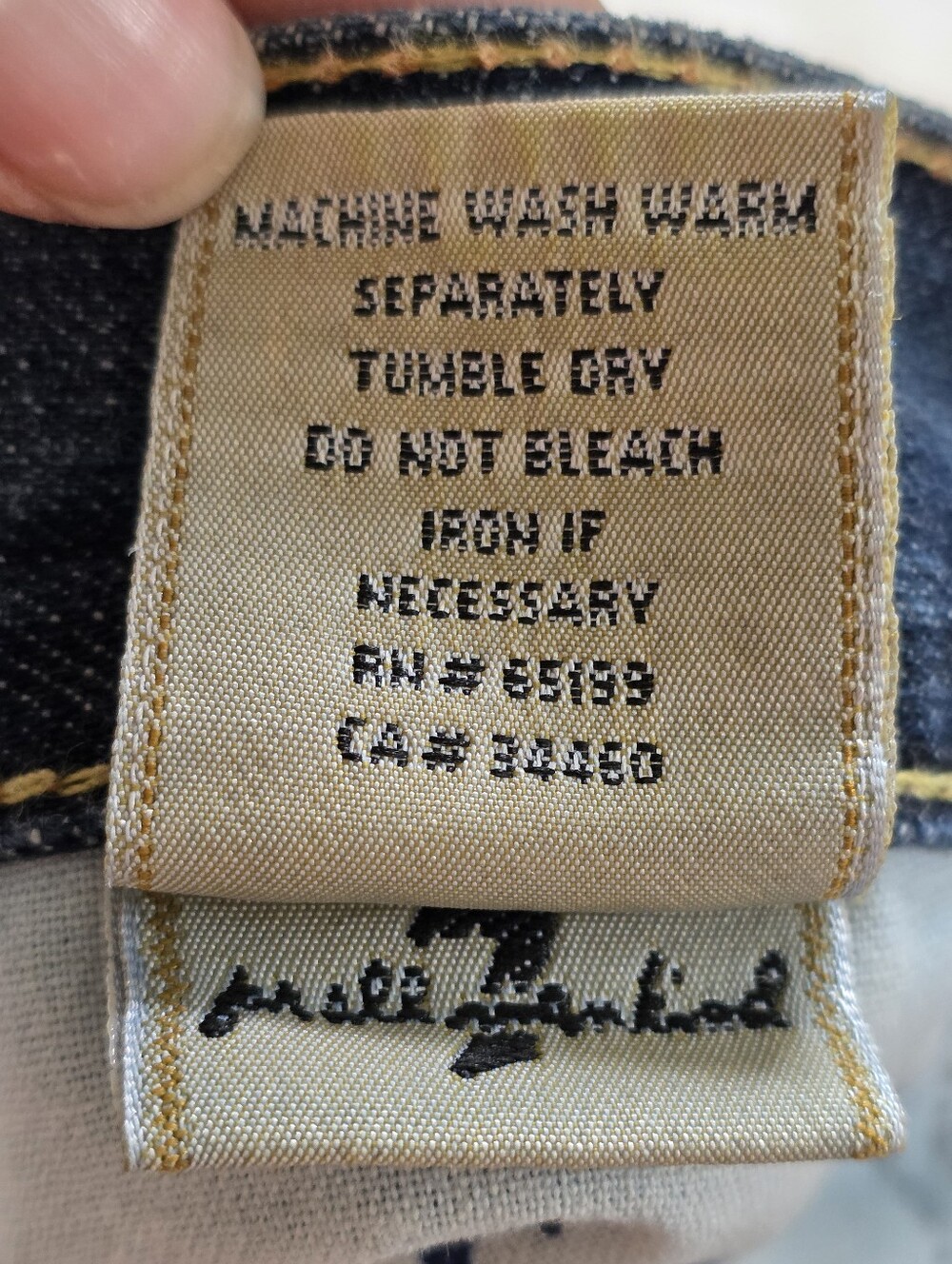 7 For All Mankind Low-Rise Bootcut Jeans - Picture 10 of 12